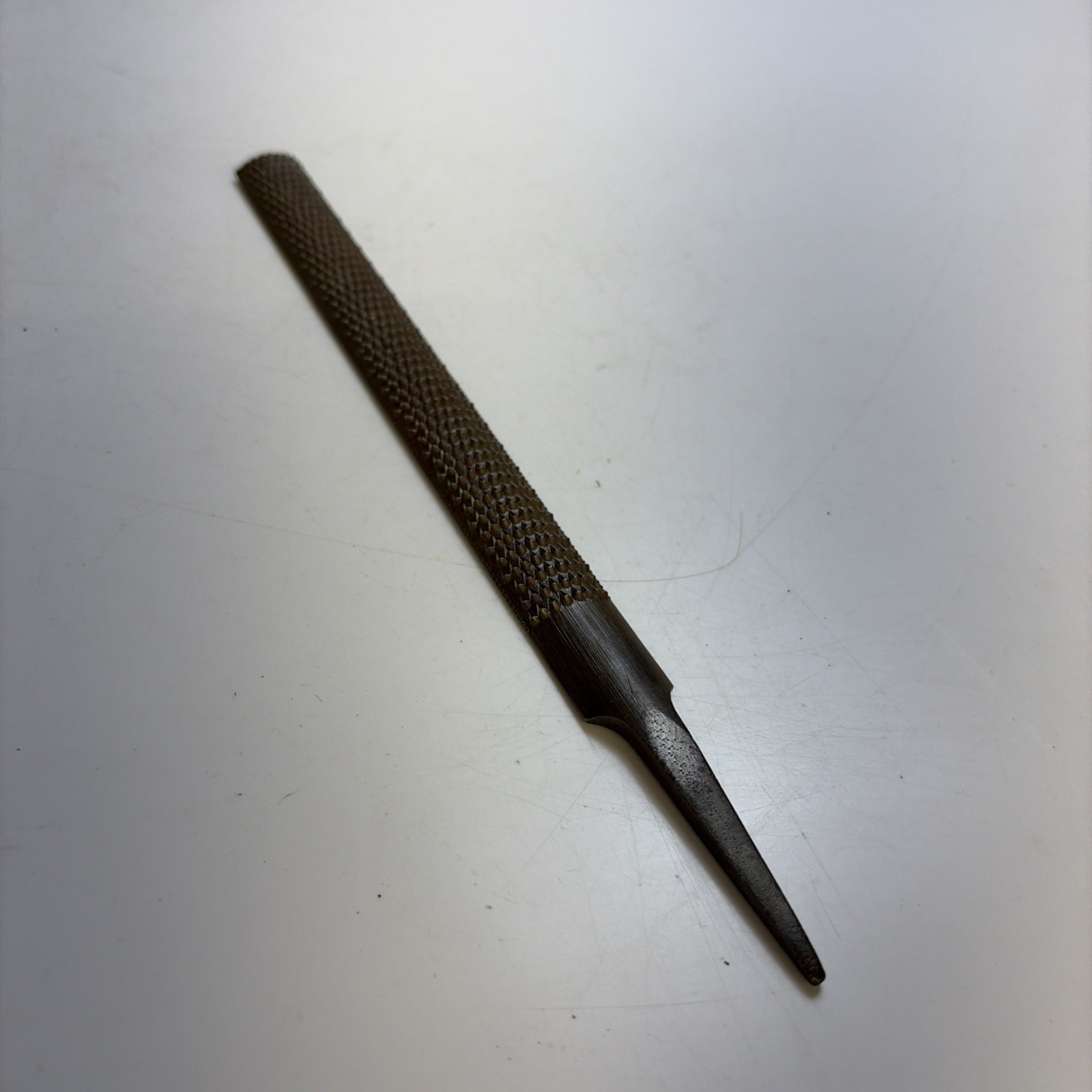 Vintage Nicholson USA 8 Inch Half Round Hoof Rasp File Tanged Farrier Tool