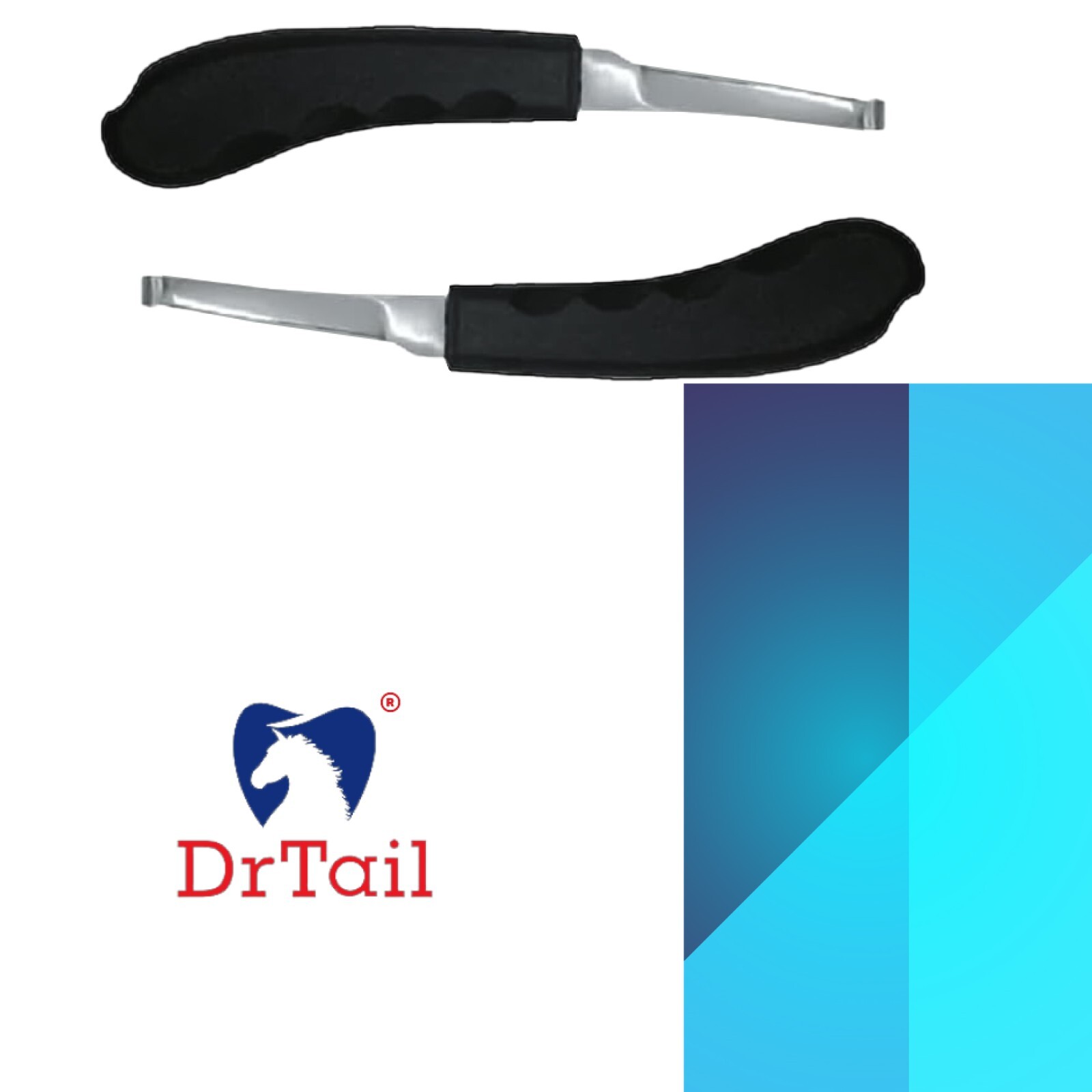 Horse Farrier Tool Hoof Knife Narrow Blade Knife Sharp Edge With Plastic Grip
