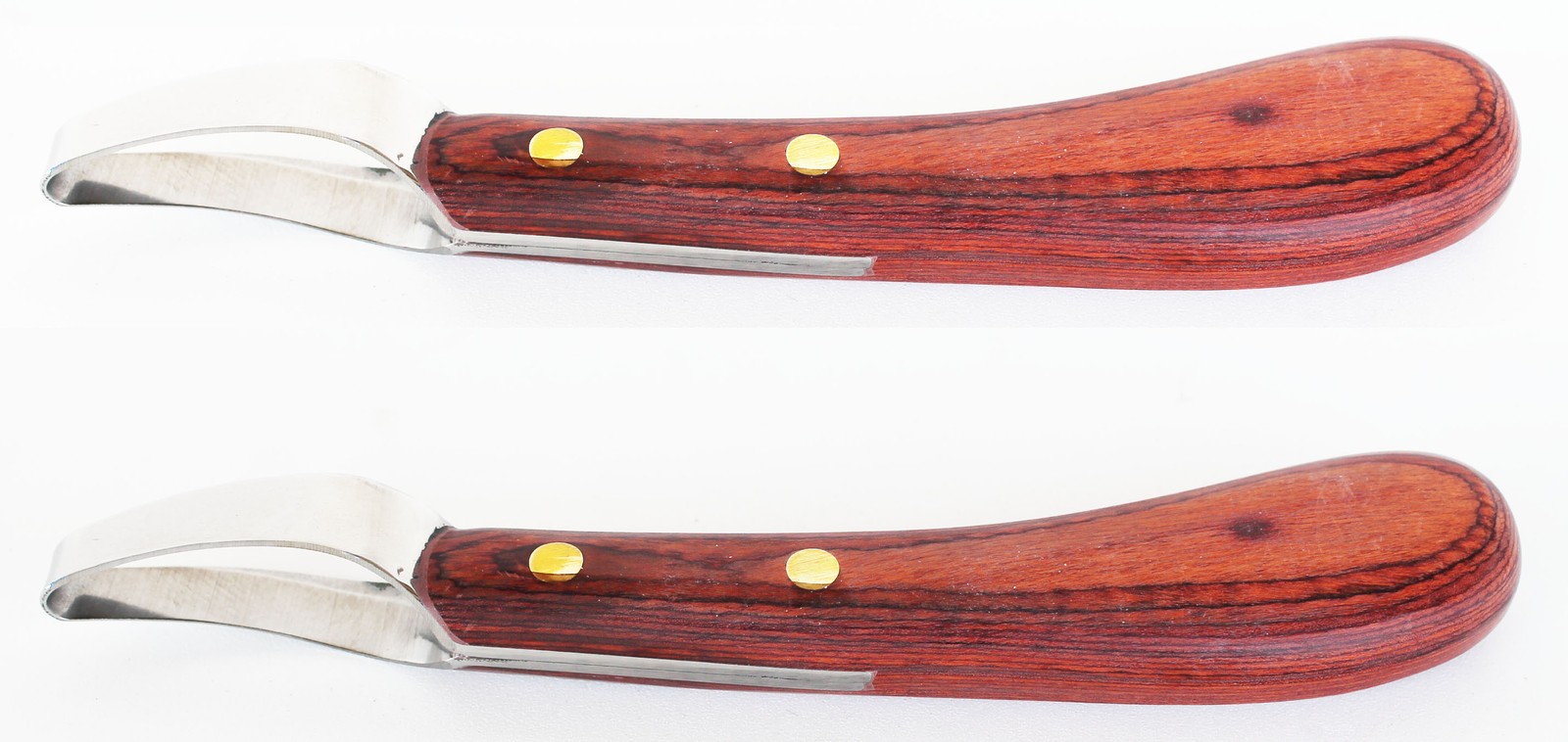 Lot of 2 Horse Hoof Care Steel Blade Oval Hoof 98411