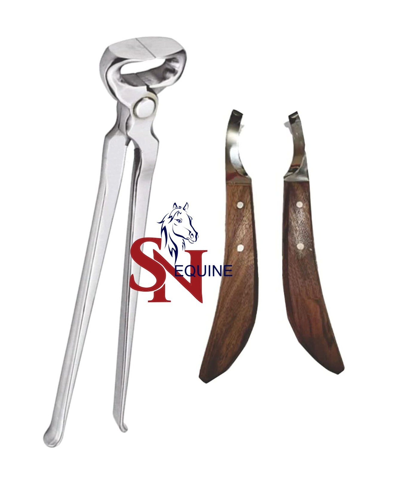 Hoof Nipper 12″ and Farrier hoof de Knives Hoof Knife Set