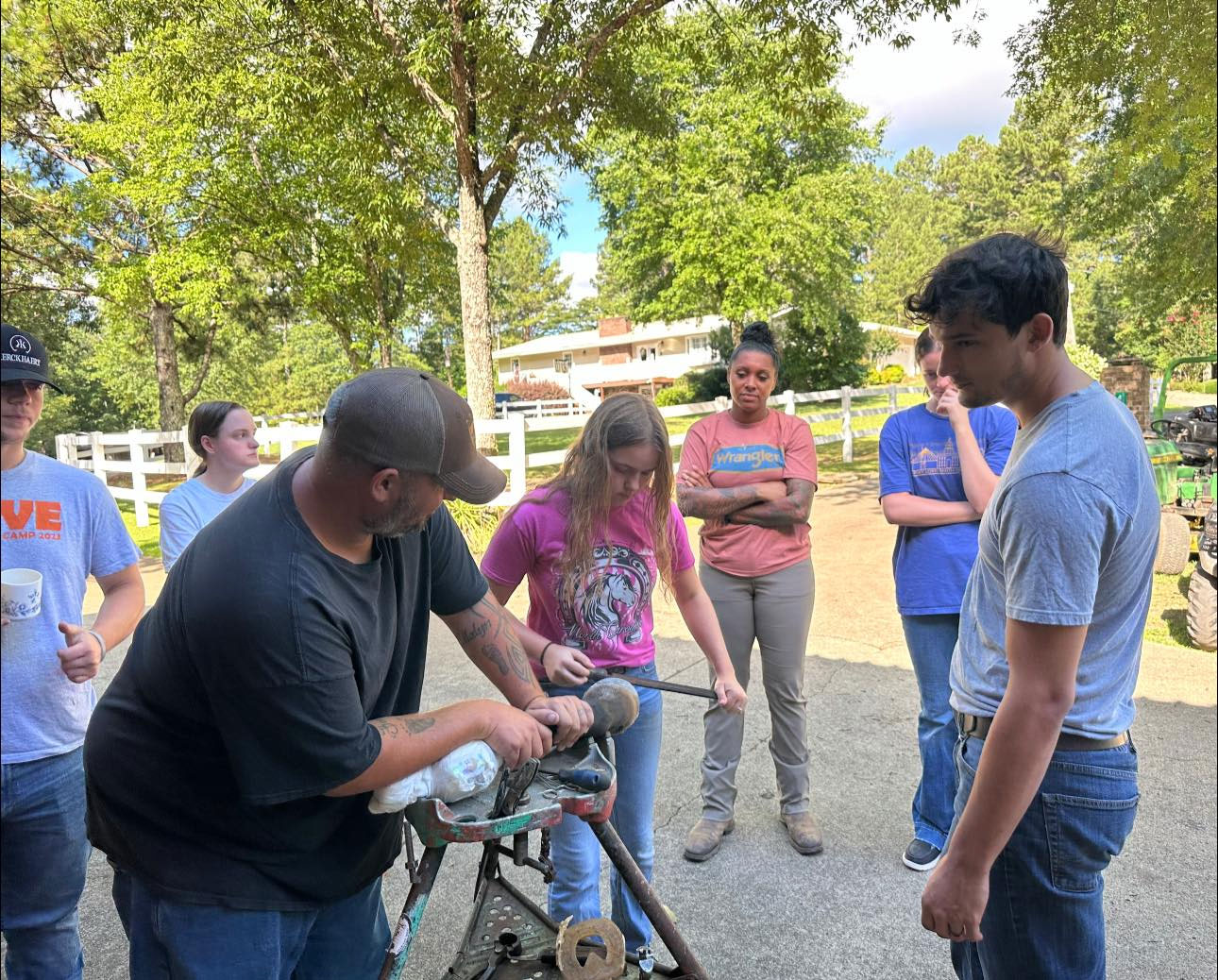 Lookout Mountain School of Horseshoeing-students-